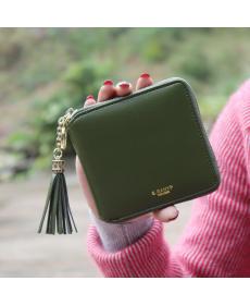 Fashion Damen mappen Pu Leder Quaste Weiblichen Brieftasche Damen Bronzing Erfasst Neue Marke Kartenhalter