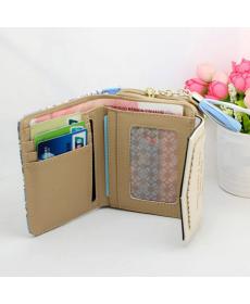 Ausgezeichnete Qualität Damen Geldbörse Leder Weinlese Damen Bifold Geldbeutel kartenhalter Bifold Weibliche