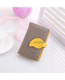 Neue Arrvial Mode Maple Leaf Kartenhalter Marke Angelegenheit PU Leder ID Halter Mädchen credid Karte Brieftasche