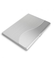 Business ID Kreditkarteninhaber Geldbörsen halter Box Vogue Edelstahl Silber Aluminium passdecke Inhaber