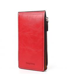 Heiße Damen Mehrere Karten Halter Pu Leder Geldbörsen Ultra dünne Reißverschluss Haspe Kupplung