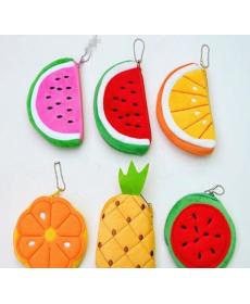 Kawaii Früchte Etc. bis 20 Designs 10 CM HAND Geldbörse Brieftasche Pouch Tasche Damen Dame Taschen