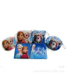 Damen Taschen Plüsch Prinzessin Elsa Anna Mädchen Geldbörse Kinder Brieftasche Kartenhalter Tasche Kinde