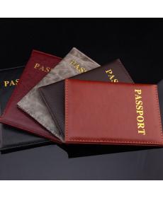 1 stück Mode Passdecke PU Leder ID Halter Dokumente Tasche Casual Reisepassinhabers Karte