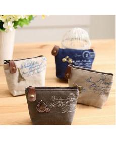 Weihnachtsgeschenk Neue  mode Vintage Reißverschluss Geldbörse Brieftaschen Mini Tasche Billig Retro