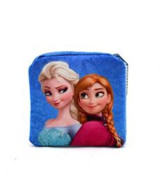Neue  Kawaii Cartoon Elsa Die Erste Kinder Plüsch Geldbörse Reißverschluss Geldbörse Brieftasche