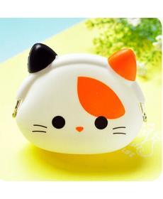 neue Mode Schöne Kawaii Karikatur Tier Damen Mädchen Brieftasche Multicolor Gelee Silikon Münztüte