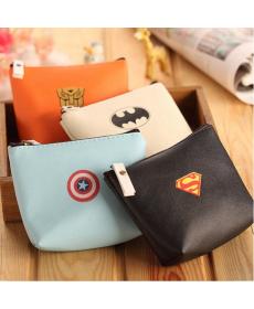 Baby Jungen Kinder Superhero Mini Key Batman Geldbörse Geldbörsen Halter für Mädchen Cartoon