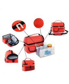 8L Platz Thermische Tasche Damen Herren Lunchpaket Kühler Strahl Port Lunchbox Dame Handtasche Kinder