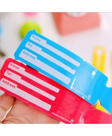 1 stück Reise Zubehör Niedlichen Cartoon Silikon Gepäckanhänger Koffer Rucksack Flugzeug Flugzeug