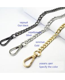 Freies verschiffen Hohe qualität metall Geldbörse Kette Damen Handtasche 9mm breite DIY Kette fashional