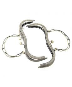 1 stück Geldbeutel beutel Metall Arch Rahmen Kuss Schließe Sperre Griff Ball für Die Herstellung