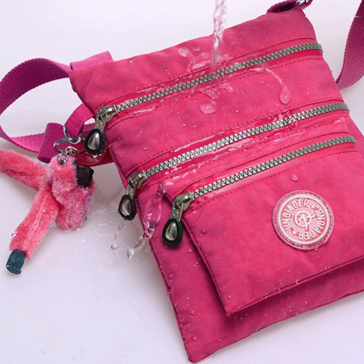 Original Dame Nylon Wasserdichte Schulter Affe Tasche Damen Reißverschluss Messenger Reise Mini Tasche