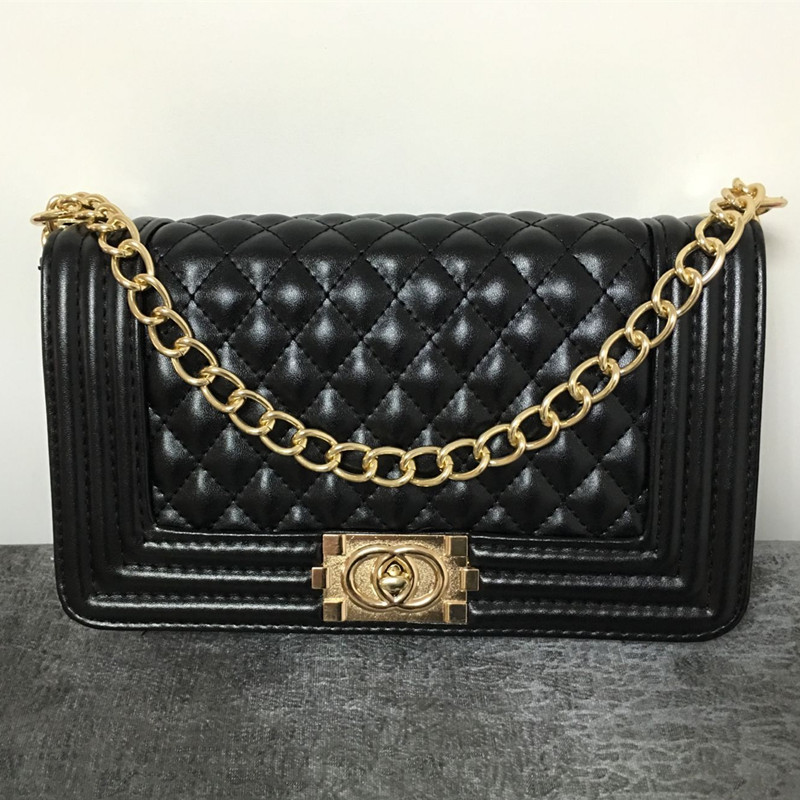 Marke Mode Damen Tasche Werbe Damen luxus Pu Leder Handtasche Kette Umhängetasche Plaid Damen Umhängetasche