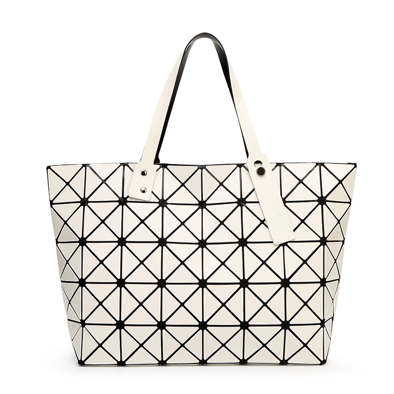 neue Damen perle Tasche Diamantgitter Tote geometrie Gesteppte Schultertasche sac Taschen Handtaschen Damen