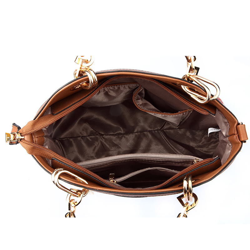 Neue marke gedruckt vintage Handtasche pu Leder Damen medium großen Tragetaschen weibliche crossbody Tasche