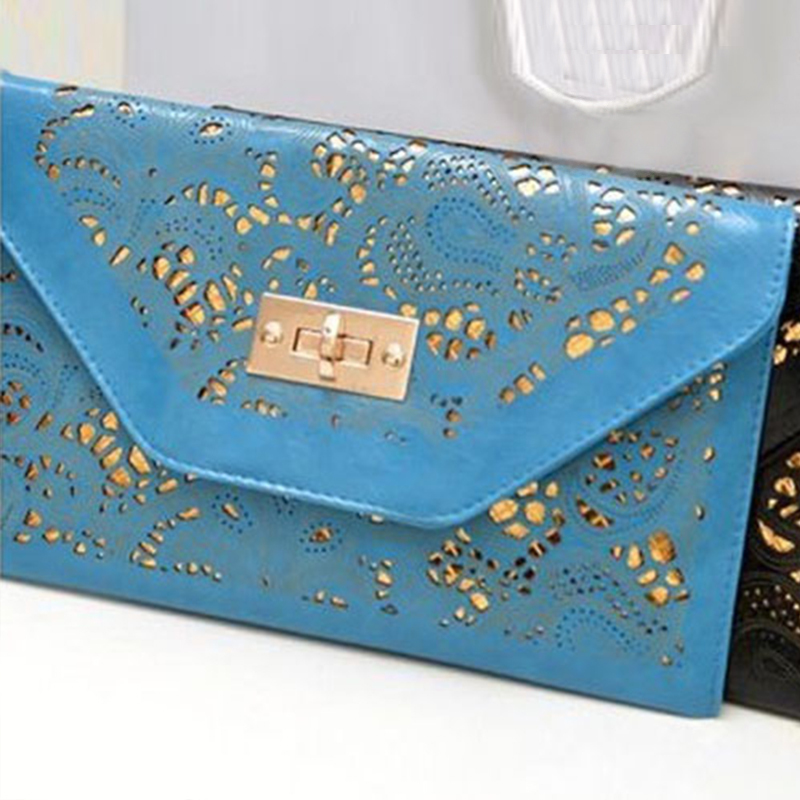 LADY STYLE hot Neue ankunft ausschnitt umschlag Damen clutch vintage messenger bags Kette bunte Umhängetaschen