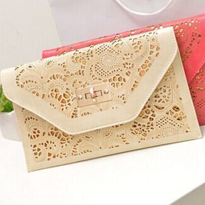 LADY STYLE hot Neue ankunft ausschnitt umschlag Damen clutch vintage messenger bags Kette bunte Umhängetaschen