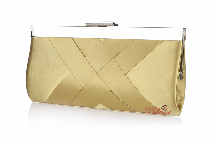 Dazzling Satin Plissee eveningbag Kristall Abend Tasche Braut Hadbag Geldbörse Damen Abendtaschen