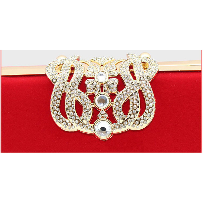 Crown strass Damen hochzeit Geldbörse abend kupplung luxus original Tasche Designer marke weibliche mini Handtasche