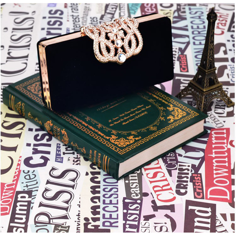 Crown strass Damen hochzeit Geldbörse abend kupplung luxus original Tasche Designer marke weibliche mini Handtasche