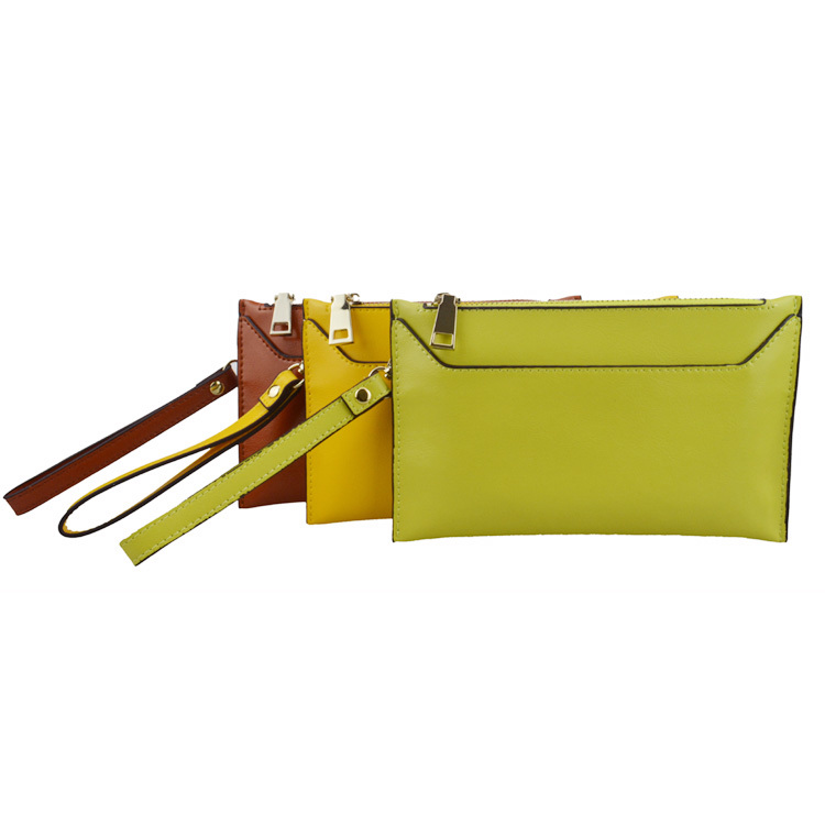 Freies Verschiffen öl Wachs Echtem RindsLeder kupplung Damen Abendtaschen dame Mode Geldbörse Tasche