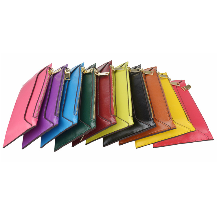 Freies Verschiffen öl Wachs Echtem RindsLeder kupplung Damen Abendtaschen dame Mode Geldbörse Tasche