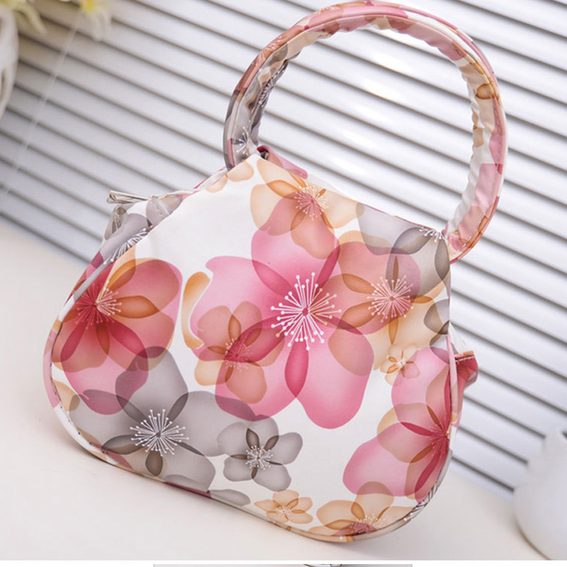 mode Damen Casual Taschen Printing Blumen Leopard Dame Pu Leder Rose 6 Designs Reißverschluss Umhängetasche