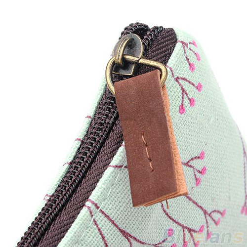 Neue Blume Floral Bleistift feder Kasten kosmetische Make Up WerkzeugTasche Aufbewahrungstasche Geldbörse