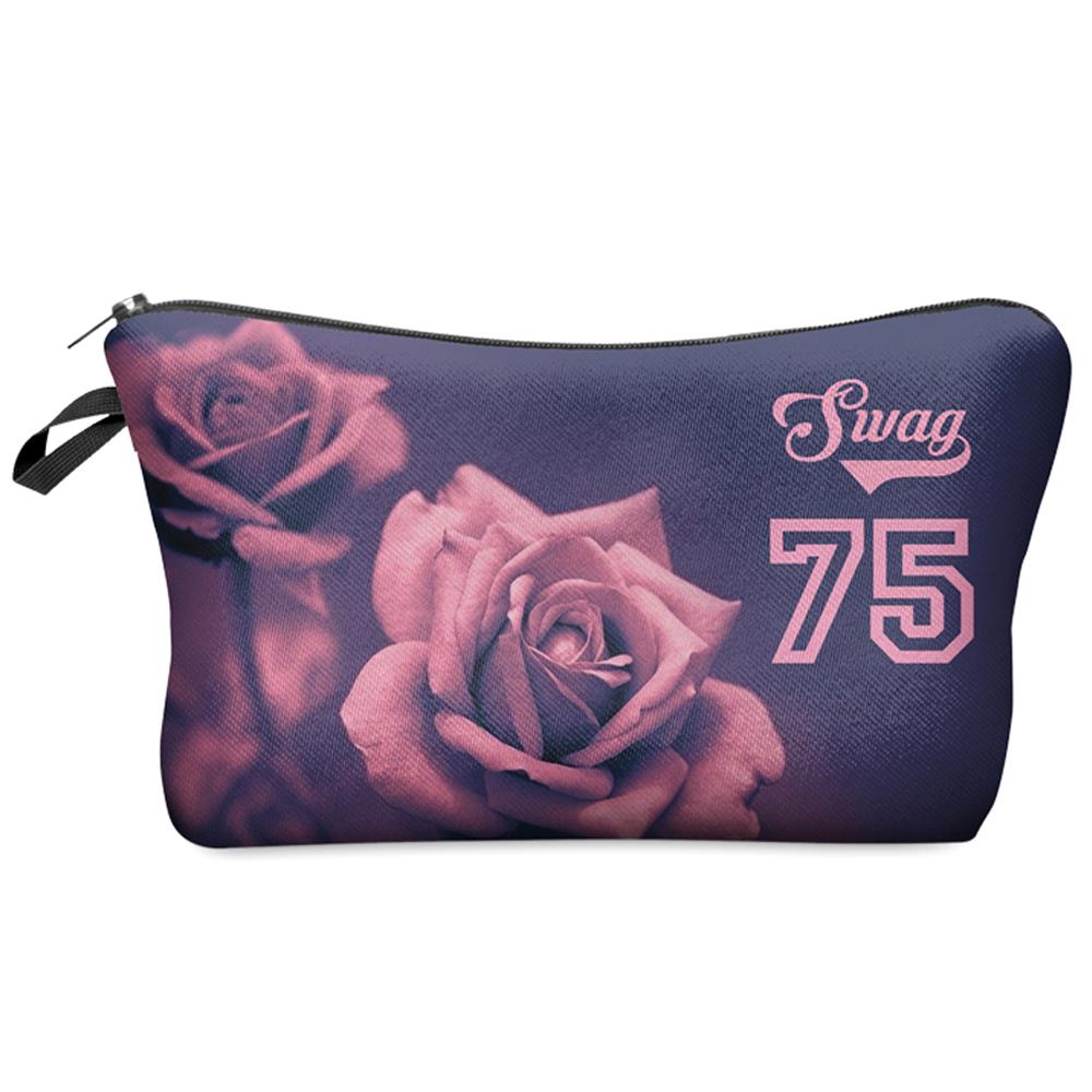 neue Mode 3d Druck Damen Make up Taschen mit Multicolor Muster für Reisen einfach