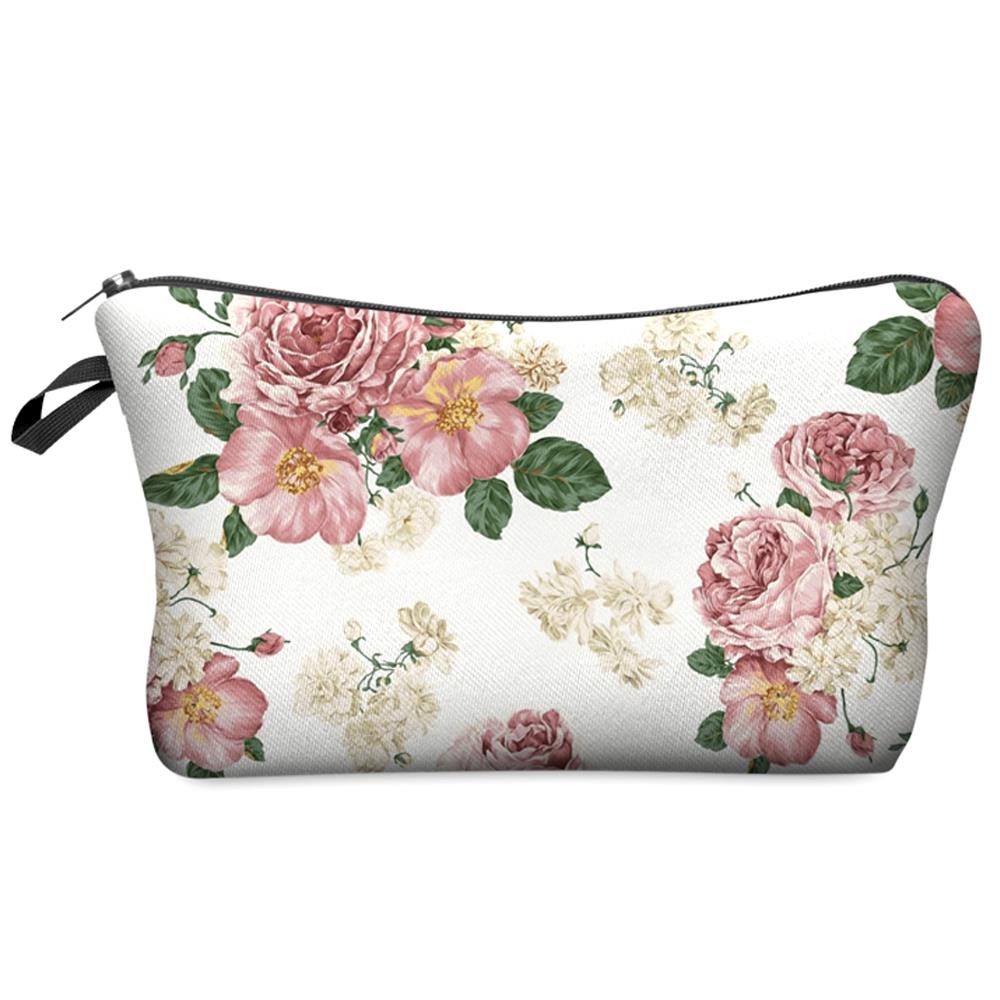 neue Mode 3d Druck Damen Make up Taschen mit Multicolor Muster für Reisen einfach