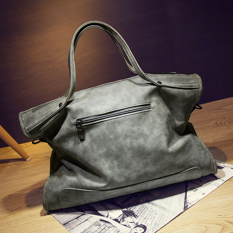 Niet Damen Leder Handtasche Mode Quaste Umhängetasche Vintage Umhängetasche große Top Griff Taschen Mum