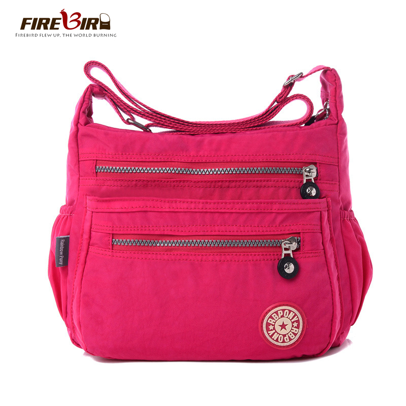 neue Koreanische mode Damen Umhängetasche Wasserdichten nylonTasche Schulter Messenger Multilayer Tasche