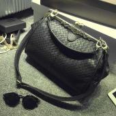 Mode Weben Damen Tasche Retro Damen Umhängetasche Einfache Medium Umhängetasche Damen Umhänget