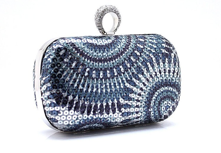 neue Damen Kupplungs knöchel Schellt Abendtasche Damen Party Hochzeit Braut Mode Brieftasche Tag Kupplung Make Up