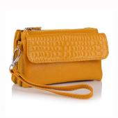 Damen messenger bags weibliche tageskupplung echtem Leder make up Tasche Geldbörse abend Geldbörsen