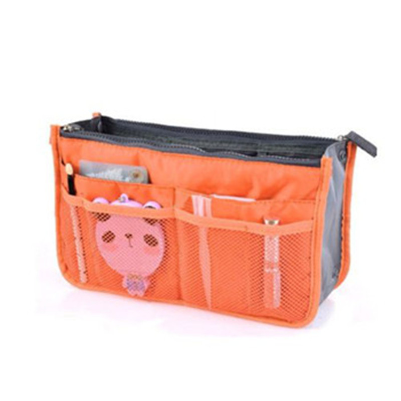HEIßE Damen Kosmetiktasche Organizer Tasche Doppel Reißverschluss Tasche Beweglicher Multifunktions