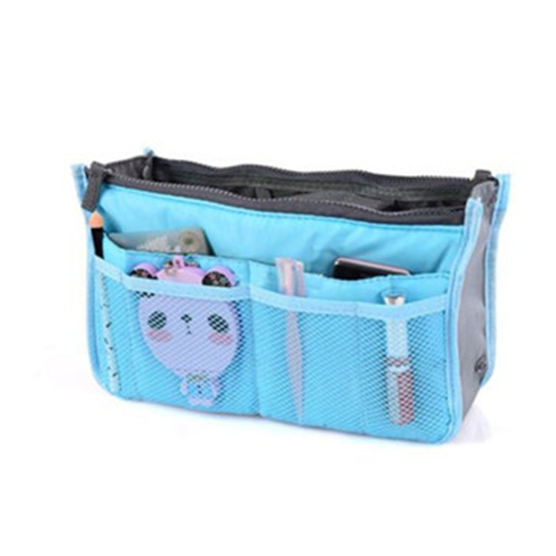 HEIßE Damen Kosmetiktasche Organizer Tasche Doppel Reißverschluss Tasche Beweglicher Multifunktions