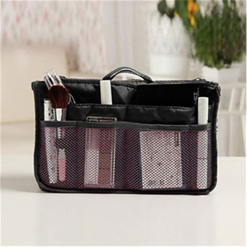 HEIßE Damen Kosmetiktasche Organizer Tasche Doppel Reißverschluss Tasche Beweglicher Multifunktions