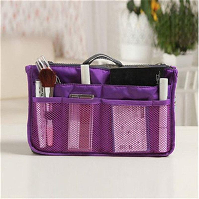 HEIßE Damen Kosmetiktasche Organizer Tasche Doppel Reißverschluss Tasche Beweglicher Multifunktions