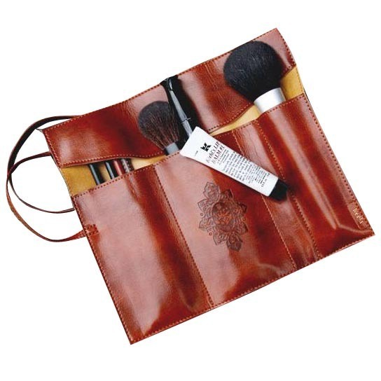 1 stück heißen Vintage Kit stifte make up pinsel Damen Schule pu Ledertasche schule pen make up kosmetikTasche
