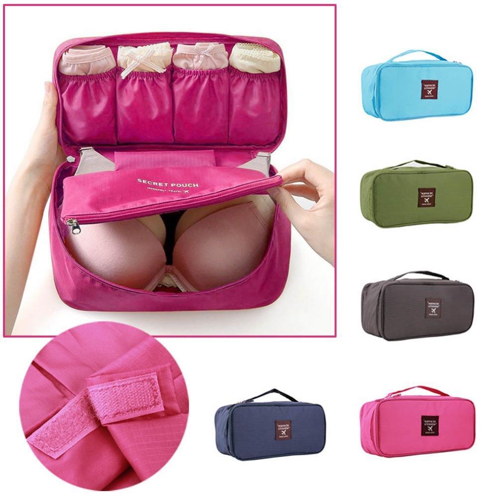 Wasserdichte Damen mädchen tragbare reise bh unterwäsche dessous veranstalter Tasche kosmetische make up