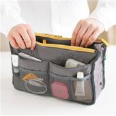 Damen Make Up Veranstalter Tasche Handtasche Große liner Reise Einsatz Dame Casual Kosmetiktasche Reisetasche