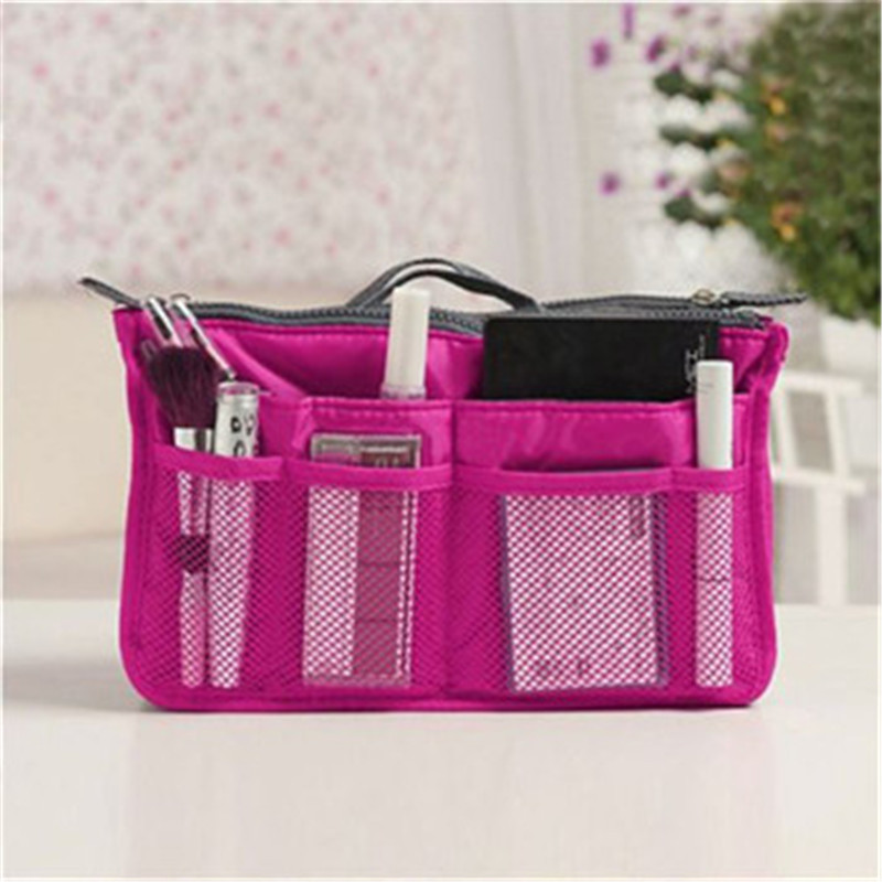 Damen Make Up Veranstalter Tasche Handtasche Große liner Reise Einsatz Dame Casual Kosmetiktasche Reisetasche