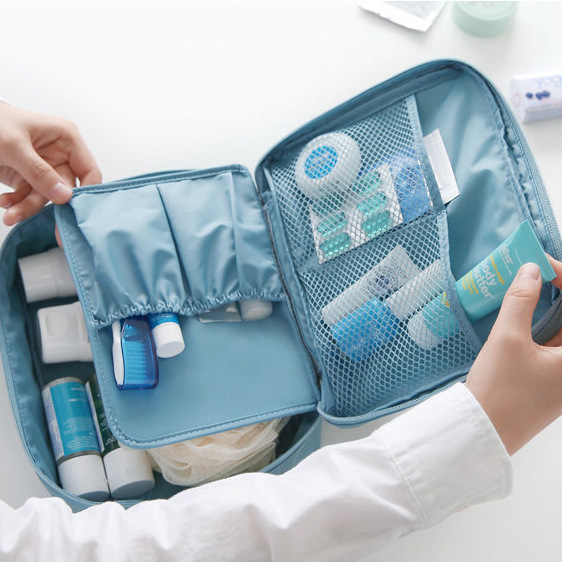 Neue Nylon Multifunktions make up organisator beutel Damen kosmetik beutel Damen Kosmetiktaschen AußenReisetasche