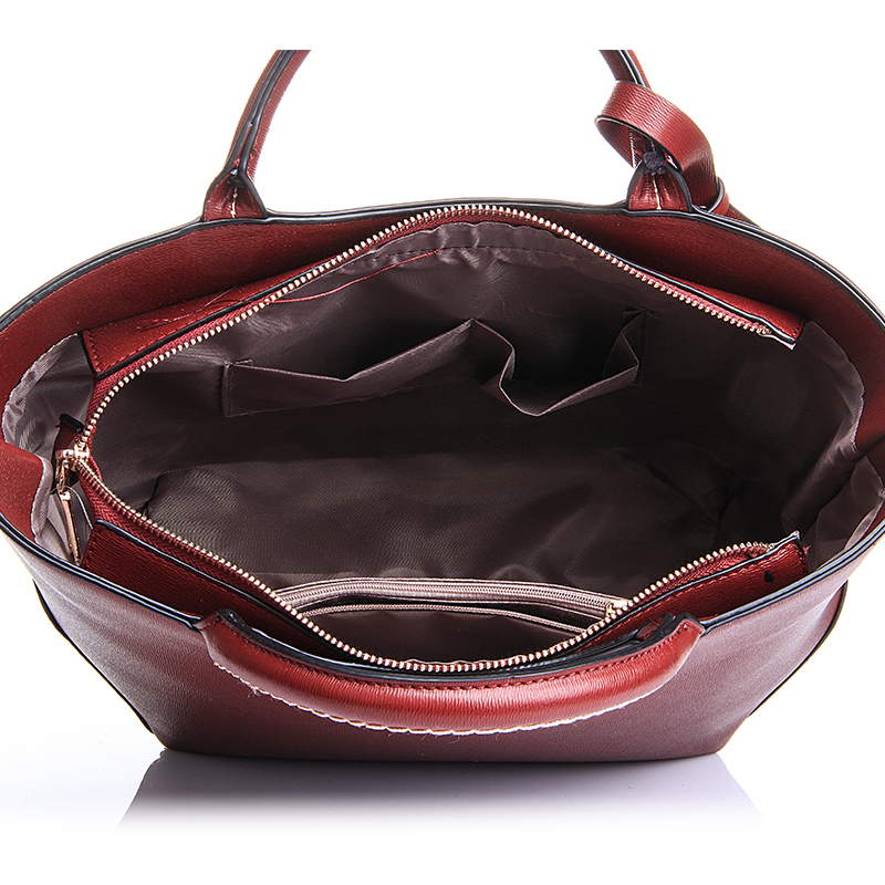 Neue modemarke Handtasche rot pu Leder tote Tasche vintage Damen eimer Tasche designer hanbags hochwertigen tragbaren