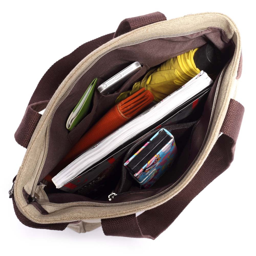 Mode Damen Leinwand Handtasche Nette Katze Appliques Reise Umhängetaschen Kausalen Dame Handtaschen Schulter