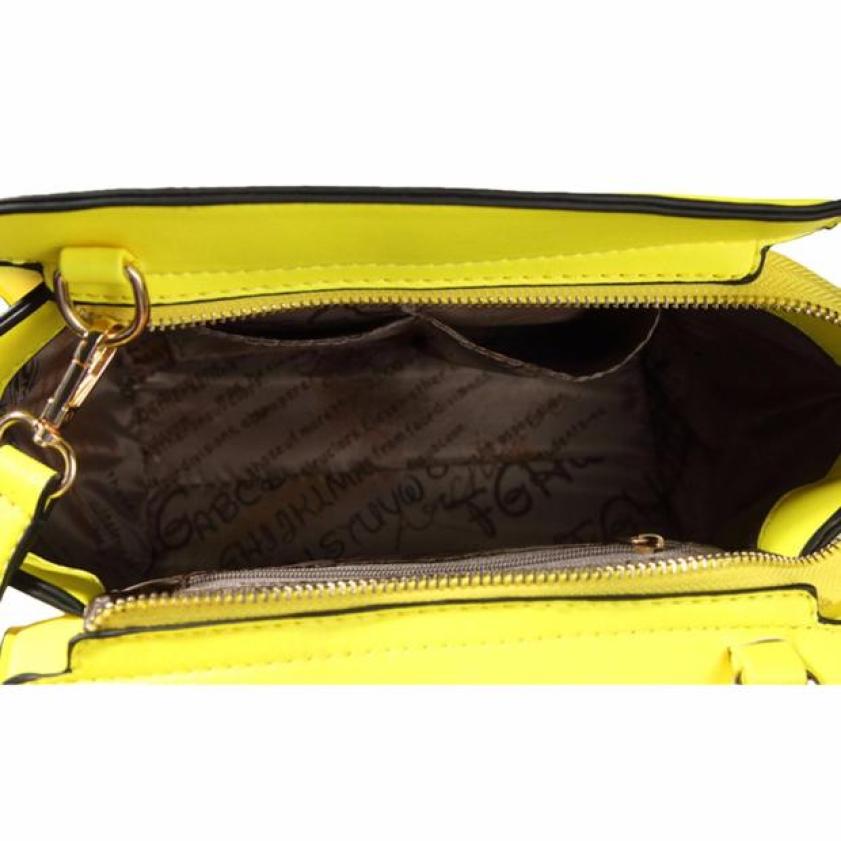 Einfach Stil Damen Handtasche pu Leder Weiblich Umhängetaschen 5 Farben Tote Satchel Mädchen Messenger