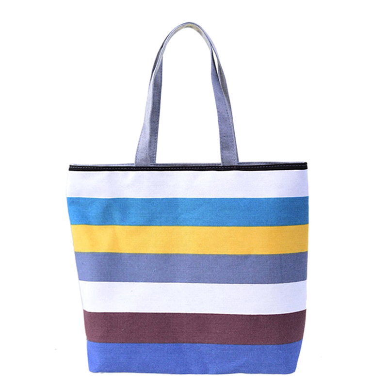 Sommer Leinwand Fashion Farbdruck dame Mädchen Handtaschen Umhängetasche Lässig Bolsa Einkaufstaschen