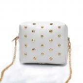 Niedrigsten preis Neue mode niet Damen Schultertasche pu Leder cross body bag designer Jahrgang Damen Mini Kette